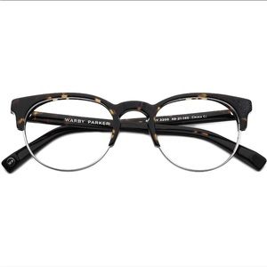 Warby Parker Ripley 3200 Whiskey Tortoise & Silver Round Glasses